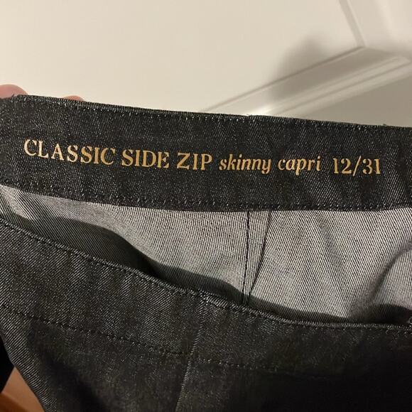 Talbots Classic Side Zip Skinny Capri, NWT - Picture 10 of 11